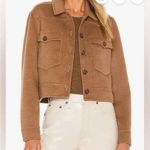 New Rails Tan Brown Easton Wool Blend Coat Size Small
